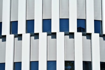 office building wall made of steel and glass