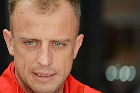 Warsaw, Poland. 12 June 2018. Player of the Polish national football teamのeditorial素材