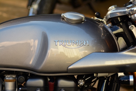 Warsaw, Poland. 29 September 2018. The Distinguished Gentleman's Ride on the European square. Custom motorcycles at motorcycle Rallyのeditorial素材
