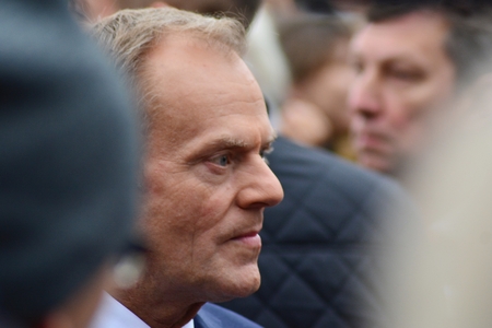 Warsaw, Poland November 11, 2018. Donald Tusk the President of Polands National Independence Dayのeditorial素材