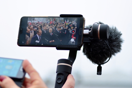 Warsaw, Poland November 11, 2018. Donald Tusk the President of Polands National Independence Dayのeditorial素材