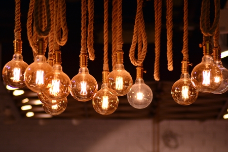 Decorative antique edison style light bulbs
