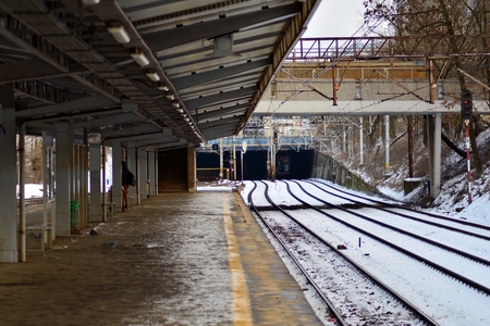 Warsaw, Poland. 6 January 2019. Warszawa Ochota - Railway Station