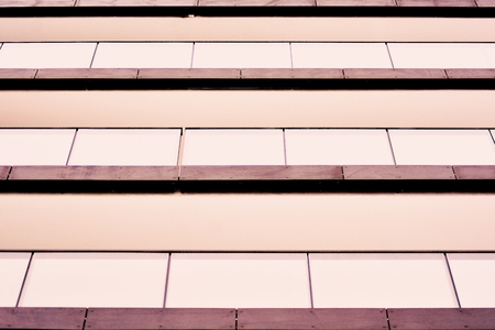 Abstract fragment of contemporary architecture. Residential modern buildingの写真素材