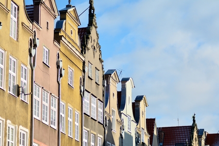 Gdansk, Poland .19 January 2019. Old town street in City of Gdanskのeditorial素材