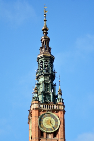 Gdansk, Poland .19 January 2019. Old town street in City of Gdanskのeditorial素材