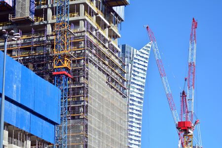 Warsaw, Poland. 22 February 2019. Construction of the Varso Place office building.