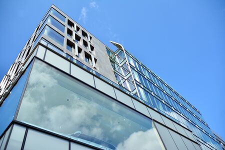 Warsaw, Poland. July 18, 2019. Volvo Car Warsaw. A new Volvo concept in the center of Warsaw. It is the world's first car showroom combined with a cafe and a cultural centerのeditorial素材