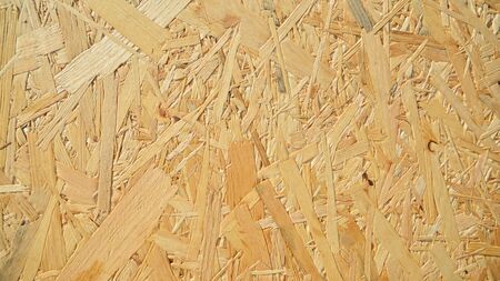 Pressed Wooden Panel (OSB). Seamless Tileable Texture. Wood texture.の写真素材