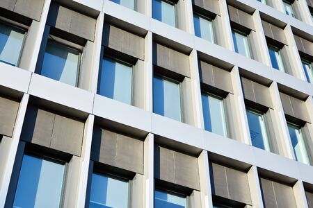 Fragment of new business center building