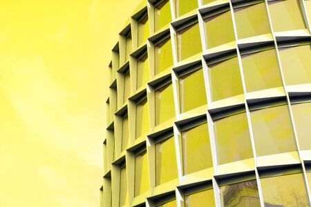 Modern architecture duo tone background. Geometric backgroundの写真素材