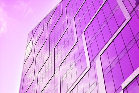 Modern architecture duo tone background. Geometric background