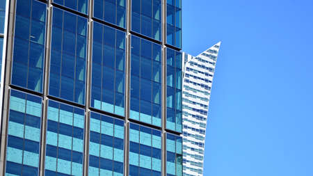 Warsaw, Poland. 8 April 2020. Construction site of an Varso Place office building.のeditorial素材