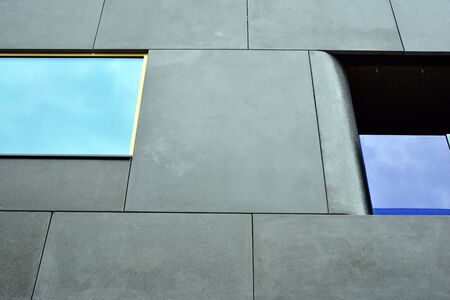 Modern European residential apartment buildings quarter. Abstract architecture, fragment of modern...