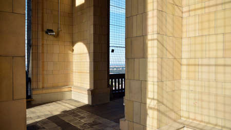 Warsaw, Poland. 20 September 2020. A lookout terrace on the 30th floor of Culture Palace in Warsaw....