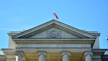 Warsaw, Poland. 5 October 2020. The building of Embassy of the Russian Federation.