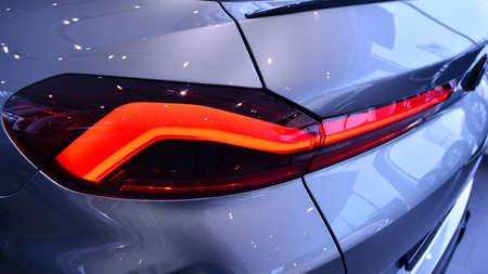 Warsaw, Poland. `15 February 2021. BMW in showroom.