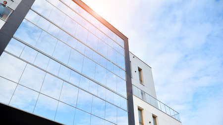 Part of city real estate property and condo architecture. Detail in modern residential flat...