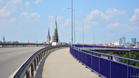Szczecin, Poland .. 24 July 2021. View of the panoramic architecture of the city from the Castle Routeのeditorial素材