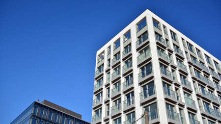 Modern elements in contemporary architecture .. Architectural details of a modern apartment...