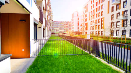 Modern residential apartment house architecture in europe. Innovative and resident-friendly...