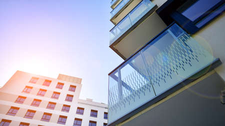 Modern residential apartment house architecture in europe. Innovative and resident-friendly...