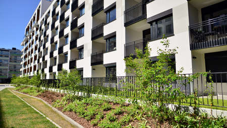 Warsaw, Poland. 18 May 2022. Artistic Zoliborz. Modern residential area. This is a unique place,...