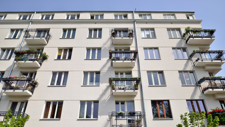 Warsaw, Poland. 19 June 2022. Stary Zoliborz is a kind of peaceful enclave and a mixture of small...