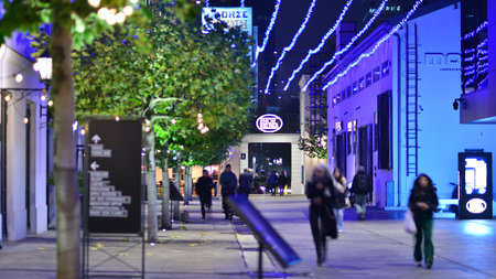 Warsaw, Poland. 23 November 2022. Fabryka Norblina in Wola district.The area that was a pearl of post-industrial architecture has turned into a new part of the city with offices, sのeditorial素材