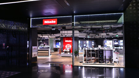 Warsaw, Poland. 19 January 2023. Inside MIELE retail store. Miele is German Based Manufacturer of...