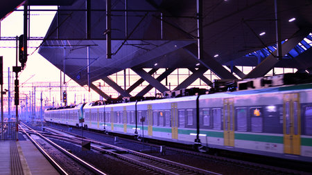 Warsaw, Poland. 3 March 2026. Platform view at Warszawa Zachodnia railway station.