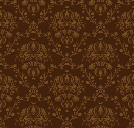 damask pattern motifのイラスト素材