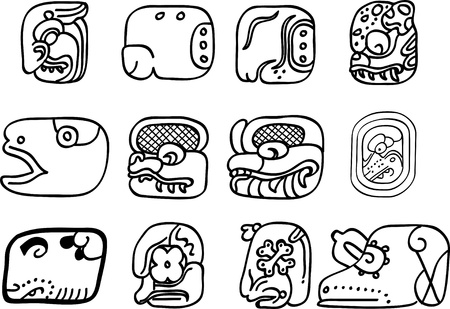 Mexican or maya motifsのイラスト素材