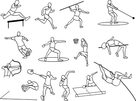 Sport pictogramsのイラスト素材