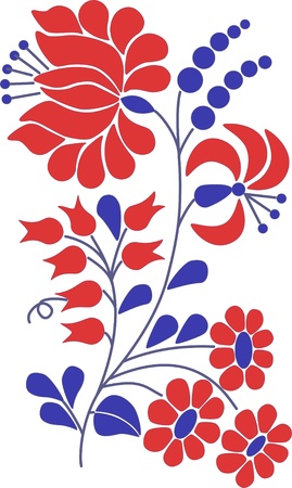 A colorful flourish motifのイラスト素材