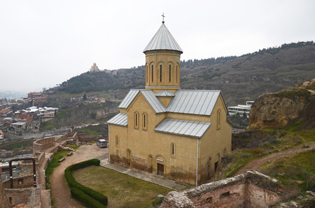 Church of St. George in the fortress Narikala. Top view
