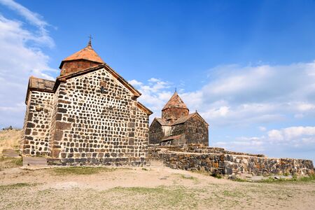 Sevanavank monastery on northwest coast of Lake Sevan, Gegharkunik province, Armenia