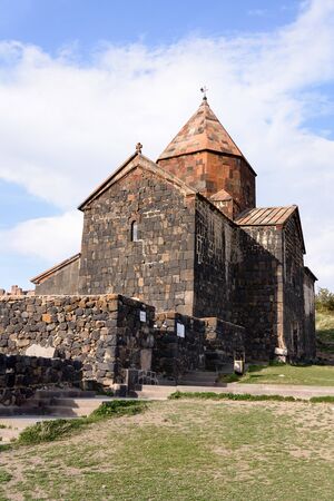Sourp Arakelots. Sevanavank monastery on northwest coast of Lake Sevan, Gegharkunik province,...