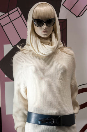 fashion  display mall retail shopping luxury gift window showroomの写真素材