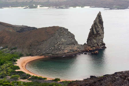 Old Volcano, Isla Bartolomé, Galapagosの写真素材