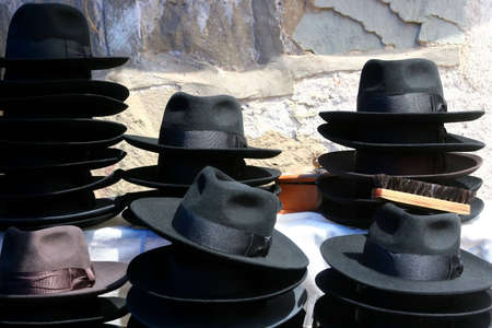 Hats at the Tarabuco Market, Bolivia