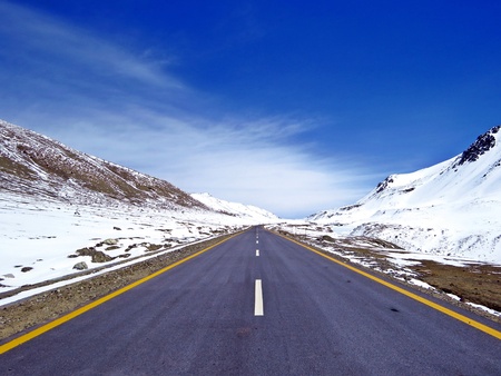 The Karakoram highway is a popular tourist attraction, and is one of the highest paved roads in the...