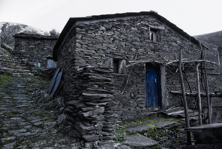 Piodao is a very old little mountain village,in Arganil,portugalのeditorial素材
