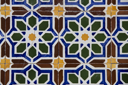 Vintage ceramic tile
