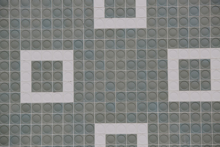 Vintage ceramic tileの写真素材