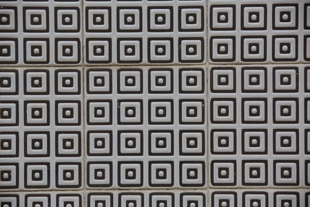 Vintage ceramic tileの写真素材