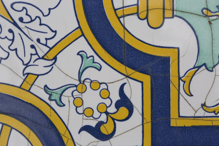 Vintage ceramic tile