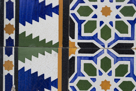 Vintage ceramic tile