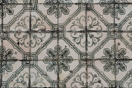 Vintage ceramic tile