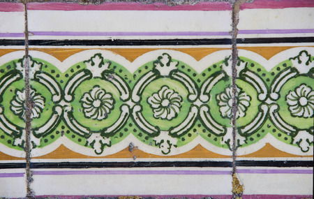 Vintage ceramic tile